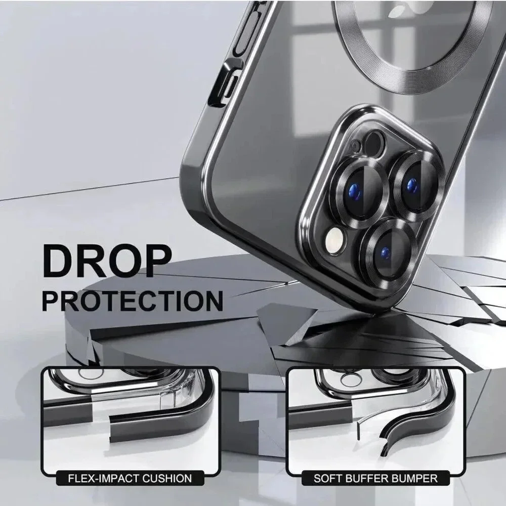 Misea Magnetic Clear‎ Case For iPhone 14 Pro Max Case Compatible With MagSafe